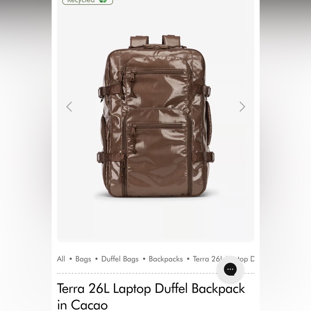 Calpak Terra Backpack 26L in Cacao NWOT